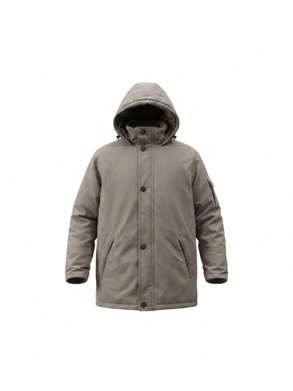 RAINFOREST Men’s Hooded Puffer Jacket - Gray